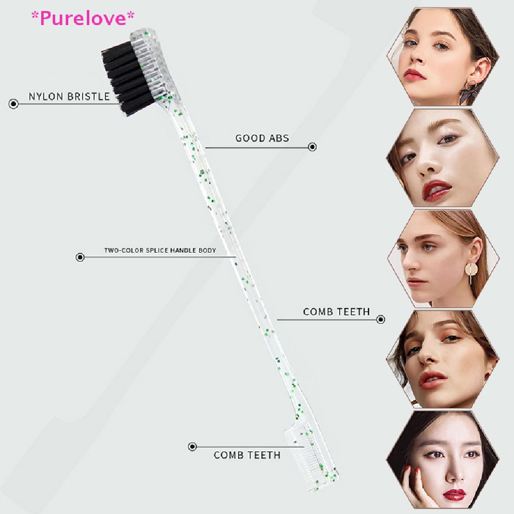 purelove-gt-double-sided-edge-control-hair-comb-hair-styling-eyebrow-comb-new