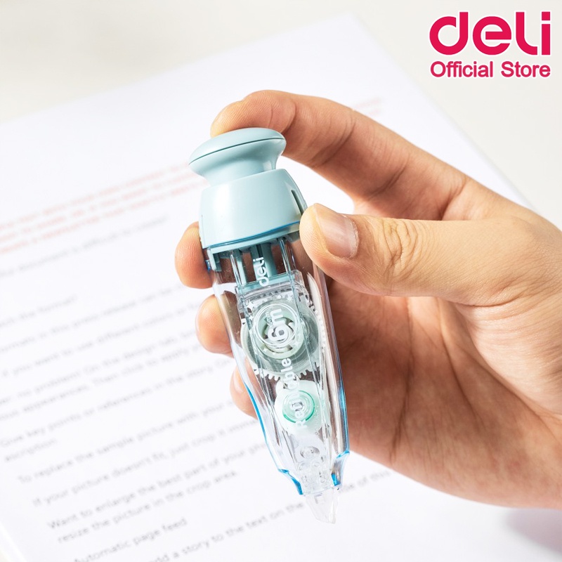 deli-h363-corrertion-tape-เทปลบคำผิด-รีฟิลล์-ขนาด-6m-คละสี-1-ชิ้น-เครื่องเขียน-เทปลบ-ลิควิด-เทปลบแฟนซี-อุปกรณ์การเรียน