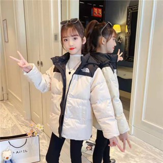 เสื้อแจ็คเก็ตเด็กเด็กชายและเด็กหญิงรุ่นใหม่เสื้อโค้ทหนาพิเศษสไตล์ตะวันตก