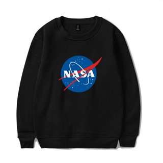 เสื้อกันหนาว ผ้าฝ้าย ทรงหลวม ลาย NASA สไตล์ฮิปฮอป พลัสไซซ์ สําหรับผู้ชาย และผู้หญิง XXS-4XL 1387