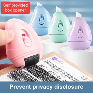 Creative Stamp Seal Roller คู่มือ Smear ข้อมูล Identity Address Blocker Theft Protection Roller Stamp สำหรับความเป็นส่วนตัว Confidential Data Guard [COD]