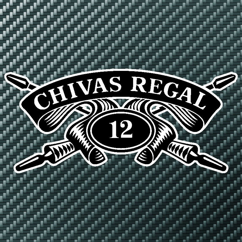 สติกเกอร์-โลโก้-chivas-regal-พีวีซีกันน้ำ-ขนาด-5-5-x-12-5-cm-ราคาชิ้นละ-19-บาท