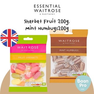 Waitrose Mint Sherbet Fruit 200g. | Humbugs Candy 200g ลูกอม รสมินท์ จากอังกฤษ