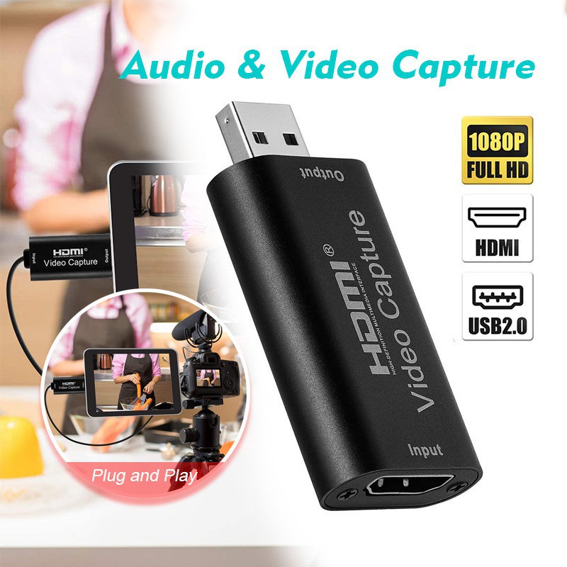 ส่งจากไทย-video-capture-card-usb-2-0-hdmi-video-grabber-บันทึกกล่อง-fr-ps4-เกม-dvd-กล้องวิดีโอ-บันทึกกล้องที่ถ่ายทอดสด