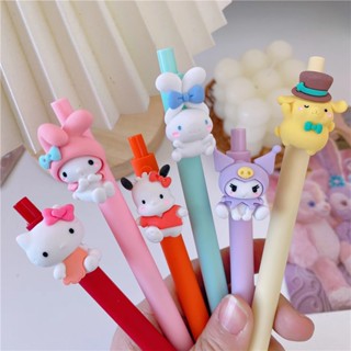 (พร้อมส่ง🌷) Sanrio pen cute ปากกา ปากน่ารัก หมึกสีดำ 0.5mm