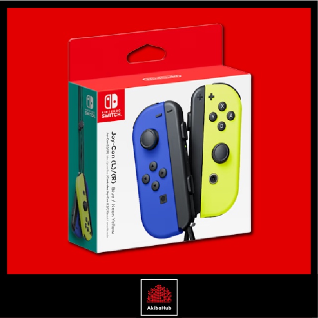 [Nintendo Switch] JoyCon Controllers (Blue / Neon Yellow) Shopee