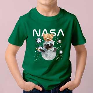 เสื้อผ้าเด็ก เสื้อยืดเด็ก NASA เสื้อเด็กคอกลมแขนสั้น_30