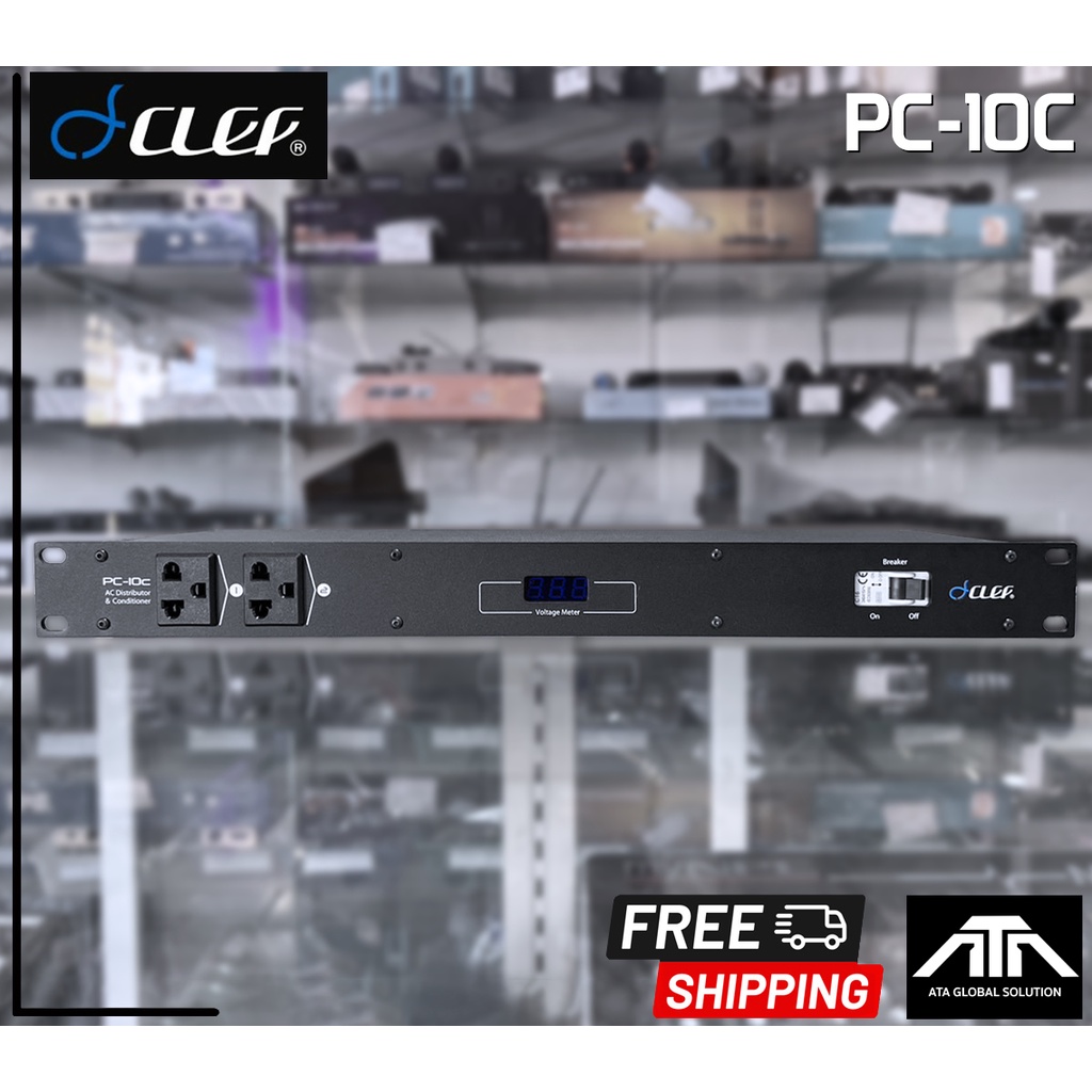 clef-pc10c-เครื่องกรองสัญญาณกระแสไฟ-clef-audio-pc-10c-เครื่องกรองสัญญาณกระแสไฟ-10-ช่อง