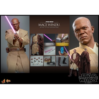 พรีออเดอร์ HOT TOYS MMS681 STAR WARS : EPISODE ll ATTACK OF THE CLONES - MACE WINDU