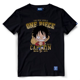 เสื้อสาวอวบ เสื้อวินเทจผญ เสื้อยืดวันพีช One Piece 1028-BK LUFFY เสื้อเด็กหญิง เสื้อยืดเด็กผช Tee_34