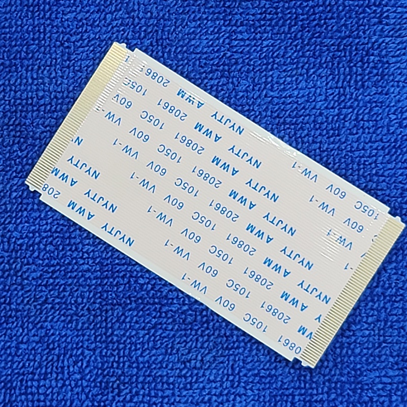 สายเคเบิลริบบิ้น 60PIN พร้อมตะขอ AWM 20706 20861 105C 60V VW-1 FFC ...