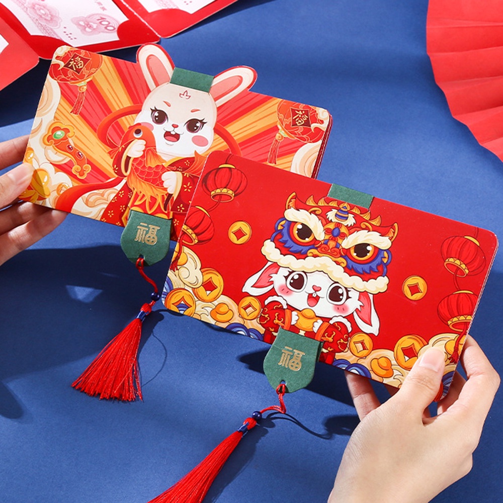 ภาพสินค้า2023折叠红包 ซองอั่งเปา ซองพับเสือแดง ​Tiktokซองแดง ซองแดงแต่งงาน ซองตรุษจีน ซองปีเสือ จากร้าน sweettime.th บน Shopee ภาพที่ 6