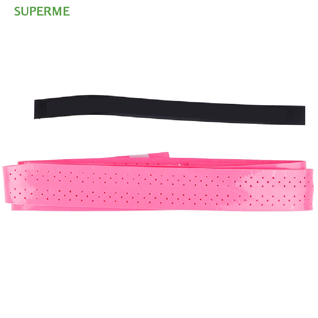 superme-เทปพันด้ามจับไม้เทนนิส-ไม้แบดมินตัน-กันลื่น-ดูดซับเหงื่อ-สําหรับคันเบ็ดตกปลา