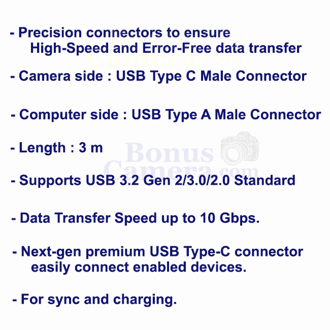 สาย-usb-3m-ต่อ-gopro-hero5-hero6-hero7-hero8-hero9-hero10-max-เข้ากับคอมพิวเตอร์-cable-for-connect-computer-with-gopro