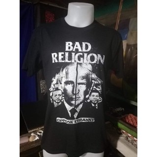 เสื้อขาว - 2022 เสื้อยืดอินเทรนด์เสื้อวงร็อคฤดูร้อน BAD RELIGION_37