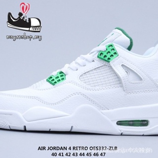 [YC2] N8866k Air Jordan 4 Retro AJ4 4a รองเท้าผ้าใบลําลอง แบบหนัง กันลื่น กันสิ่งสกปรก เหมาะกับการวิ่ง เล่นกีฬาบาสเก็ตบอล BQJY IBVN