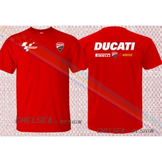 Sanc6 {พร้อมส่ง เสื้อยืดผ้าฝ้าย 100% พิมพ์ลาย Ducati Corse Performance Superbike Wbsk Motorcycle Moto Gp โอเวอร์ไซซ์ ไซซ