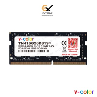แรมโน้ตบุ๊ค 16GB (16GBx1) DDR4 2666 MHz v-color SO-DIMM NOTEBOOK MEMORY