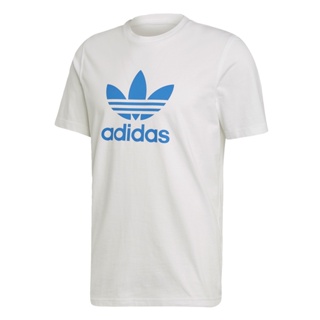 adidas ไลฟ์สไตล์ เสื้อยืด Trefoil ผู้ชาย สีขาว FK1354