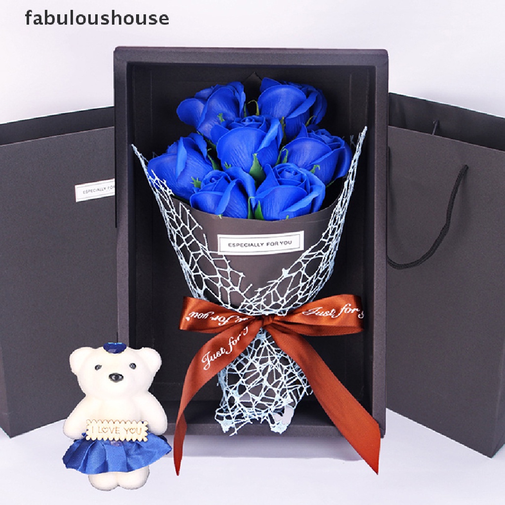 fabuloushouse-กล่องสบู่ดอกกุหลาบ-ขนาดเล็ก-7-ช่อ-สําหรับงานแต่งงาน-ของขวัญวันวาเลน-พร้อมส่ง