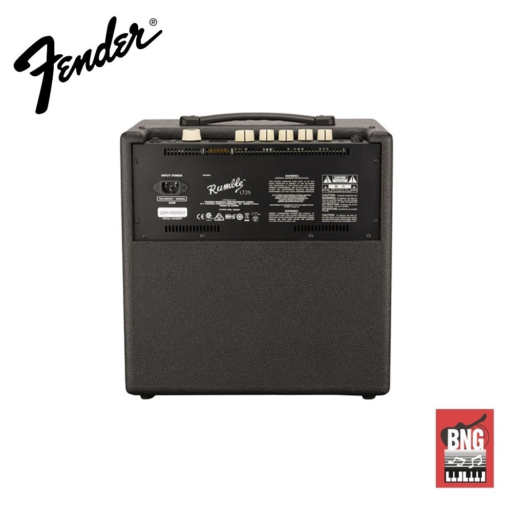 fender-rumble-lt25-แอมป์กีตาร์เบสไฟฟ้า-เสียงดี-เบสนแน่น-เอฟเฟคเพียบ