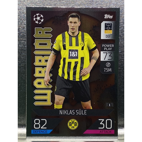 niklas-sule-การ์ดนักฟุตบอล-22-23-การ์ดสะสม-borussia-dortmund-การ์ดนักเตะ-ดอร์ทมุนด์