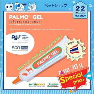 PALMO Gel เจลช่วยสมานแผล ต้านเชื้อ ลดอักเสบ สกัดจากจากน้ำส้มควันไม้ธรรมชาติ ขนาด 30g