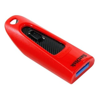 สินค้า (กรุงเทพฯ ด่วน 1 ชั่วโมง) SanDisk Ultra USB แฟลชไดร์ฟ 32GB, USB3.0,อ่าน 100MBs , Red SDCZ48_032G_U46R, Red