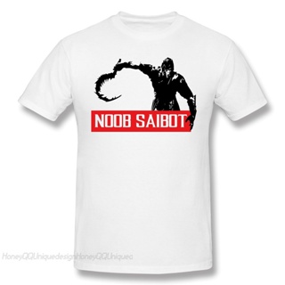 เสื้อยืดผ้าฝ้ายพรีเมี่ยม เสื้อยืดผ้าฝ้าย ใส่สบาย พิมพ์ลาย Mortal Kombat Combat Action Games LiuKang Noob Saibot โอเวอร์ไ