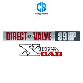 สติ๊กเกอร์ XTRACAB DIRECT DRIVE VALVE 89HP - TOYOTA MIGHTY X