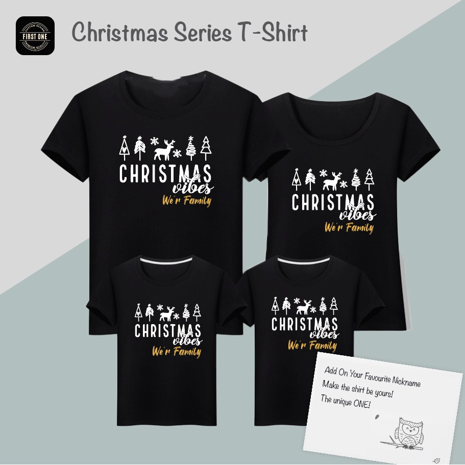 2022-christmas-simple-t-shirt-design-100-cotton-baju-krismas-100-cotton-t-shirtเสื้อยืดผู้หญิง