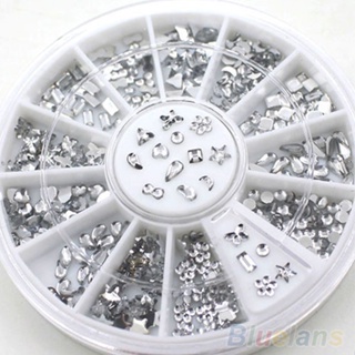 【AG】Chic Star Flower Heart Rhinestone Nail Art Decal Glitters Stickers