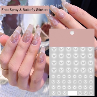 【AG】Nail Sticker Ultra-Thin Self Adhesive Stickiness Creative Shape to Apply Decorative Paper