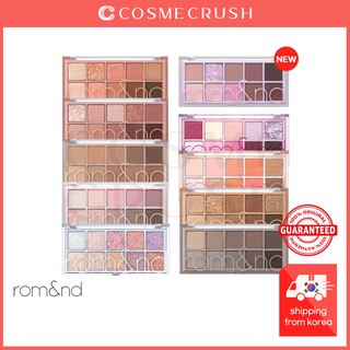 ★NEW OPTION (option with brush) ★Rom&nd(romand) Better Than Palette (10 colors)