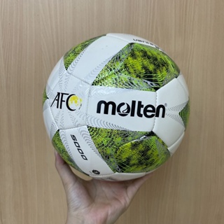 สินค้า ลูกบอล ลูกฟุตบอล เบอร์ 5 Molten F5A5000-A ลูกฟุตบอลหนัง PU หนังเย็บ ของแท้ 100% ใช้แข่งขัน รองรับ FIFA Pro