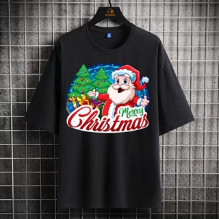 Mashoo Cute Christmas Santa Claus Graphic Printed t-shirt  oversized tshirt for men women vintage clothes  top xmas