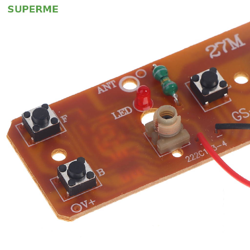 superme-ขายดี-แผงวงจรรับส่งสัญญาณวิทยุ-4ch-rc-27mhz-pcb-สําหรับรถบังคับ