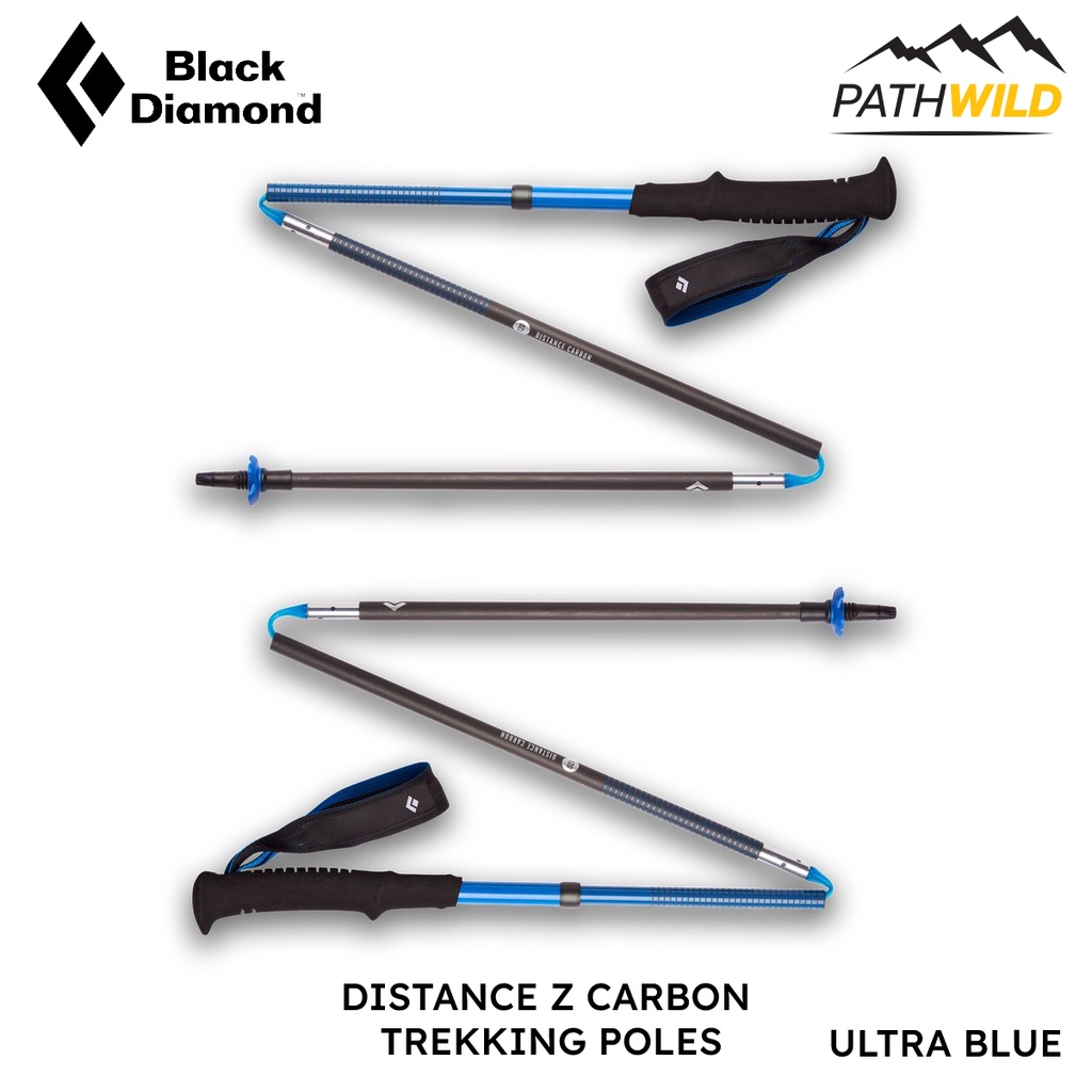BLACK DIAMOND DISTANCE CARBON Z TREKKING POLES ไม้เท้าวัสดุคาร์บอน  น้ำหนักเบา พับเก็บได้เล็ก กางง่าย เก็บง่าย