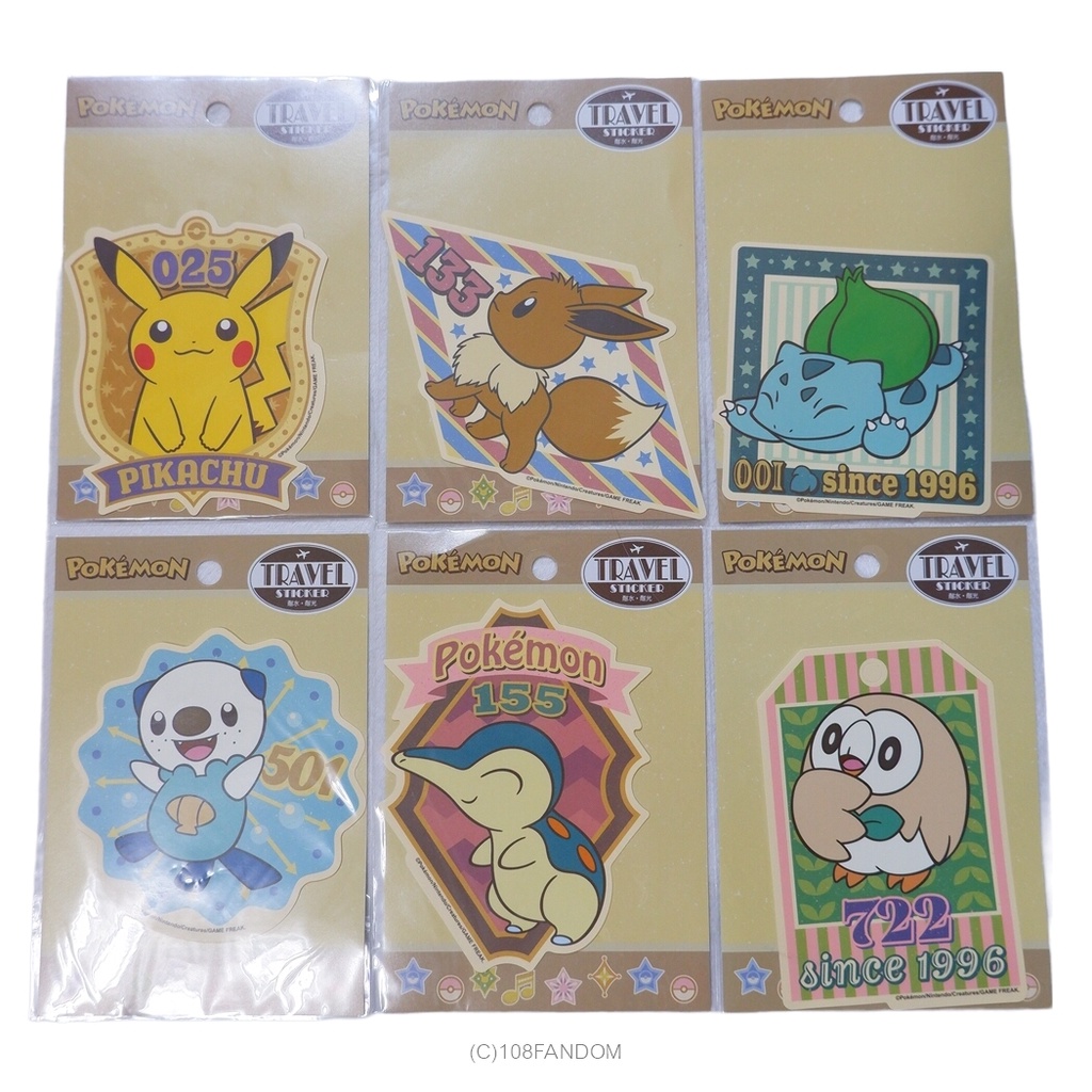 pokemon-retro-sticker-collection-โปเกม่อน-โปเกมอน