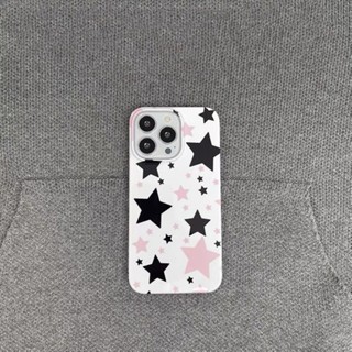 Star Print Phone Case For Iphone13 Phone Case for iphone 11 Silicone 14 Drop-Resistant 12 Frosted XR Soft Case 78P