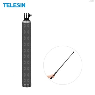 TELESIN Extendable Selfie Stick Rod Pole Carbon Fiber Material Compatible with  Insta360 DJI Sports Action Camera as Invisible Selfie Stick Compatible with Insta360 ONE X