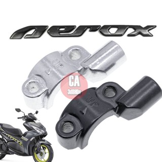 หูกระจกAEROX เดิม (ขวา) ประกับหูกระจกAerox  [สีดำ/สีชุบ] [ราคาต่อ1อัน] ประกับแฮนด์aerox ประกับหูกระจกยึดแฮนด์AEROX