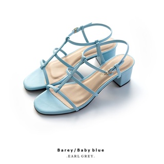EARL GREY รองเท้าหนังแท้ รุ่น Barey series in Baby blue