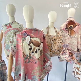 ภาพหน้าปกสินค้าKiss Me Doll - New collection Bambi ขนาด 100x100 cm.ผ้าพันคอ/ผ้าคลุมไหล่ ที่เกี่ยวข้อง