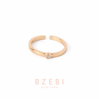 BZEBI แหวน แฟชั่น เพชร สแตนเลส เงินแท้ผู้หญิง สไตล์เกาหลี เครื่องประดับเงินแท้ สําหรับผู้หญิง 249r