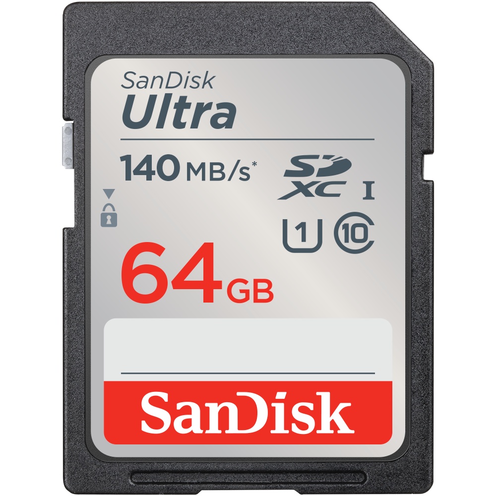 ภาพสินค้าSanDisk Ultra SD Card 64GB Class 10 Speed 140MB/s (SDSDUNB-064G-GN6IN, SD Card) จากร้าน sandisk_thailand_officialshop บน Shopee ภาพที่ 3