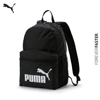 เช็ครีวิวสินค้าPUMA BASICS - กระเป๋าเป้ Phase Backpack สีดำ - ACC - 07548701