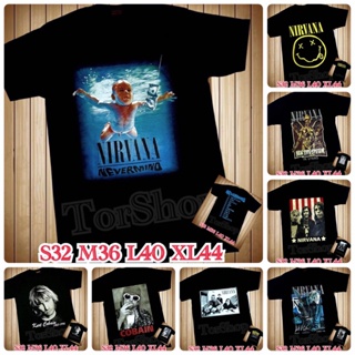 [ปรับแต่งได้]เสื้อวง NIRVANA เสื้อวง COBAIN ไม่มีตะเข็บข้างลำตัว_22