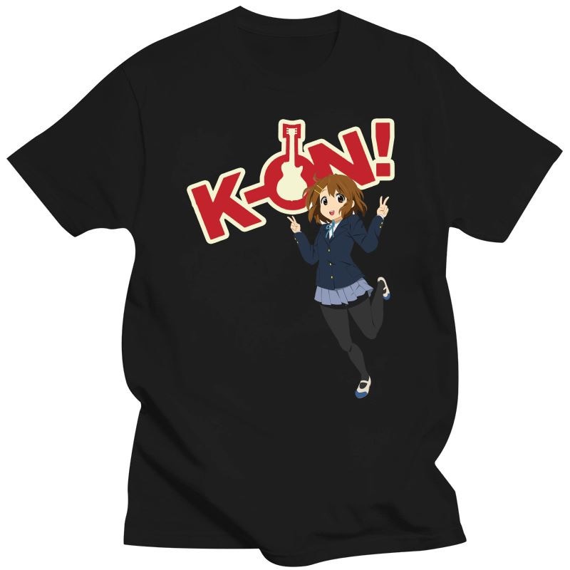 ใหม่-vintage-k-on-yui-hirasawa-เสื้อยืดผู้ชาย-crewneck-ฝ้าย-t-เสื้อญี่ปุ่นอะนิเมะเพลงแขนสั้น-tees-ผู้ใหญ่เสื้อ