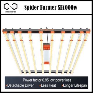 [ส่งฟรี 301H] ไฟปลูกต้นไม้ Spider Farmer ไฟ LED ปลูกต้นไม้ SE1000W Dimmable Full Spectrum CO2 LED Grow Lightไฟปลูกต้นไม้